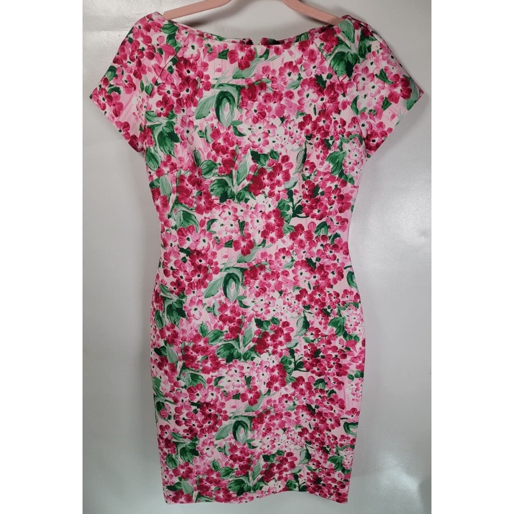 Tommy Hilfiger Pink Floral Dress Size 4 - Picture 3 of 6